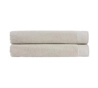Christy Luxe 2 Bath Sheet Set in French Grey 100% Turkish Cotton - Super Soft & Quick Dry - Machine Washable - 730GSM - 2 Bath Sheets