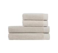 Christy Luxe 4 Piece Bath Sheet Set in French Grey 100% Turkish Cotton - Super Soft & Quick Dry - Machine Washable - 730GSM - 2 Bath Sheets 2 Hand Towels