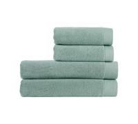 Christy Luxe 4 Piece Bath Sheet Set in Surf Green 100% Turkish Cotton - Super Soft & Quick Dry - Machine Washable - 730GSM - 2 Bath Sheets 2 Hand Towels