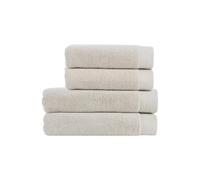 Christy Luxe 4 Piece Towel Set in French Grey 100% Turkish Cotton - Super Soft & Quick Dry - Machine Washable - 730GSM - 2 Bath Towels 2 Hand Towels