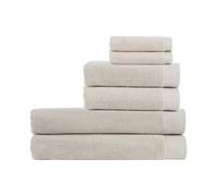 Christy Luxe 6 Piece Towel Set | French Gray | Luxe Heavyweight 100% Turkish Cotton | Ultra Soft | Super Absorbent | 730GSM | 2 Bath Sheets 2 Hand Towel 2 Face Cloths