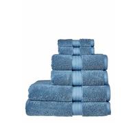 Christy Luxurious Renaissance Egyptian Cotton Towel Absorbency 675GSM Elevate Your Bathing Experience with Superior and Ultimate Luxury Denim Bath Towel (30 x 56)