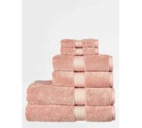 Christy Luxurious Renaissance Egyptian Cotton Towel Absorbency 675GSM Elevate Your Bathing Experience with Superior and Ultimate Luxury Pink Face Cloth (13 x 13)