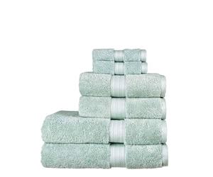 Christy Luxurious Renaissance Egyptian Cotton Towel Absorbency 675GSM Elevate Your Bathing Experience with Superior and Ultimate Luxury Duck Egg Blue Bath Towel (30 x 56)
