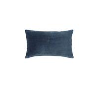 CHRISTY Luxury Filled Velvet 'Jaipur' Rectangle Cushions in Dark Navy | Size: 30 cm x 50 cm Christy Dark Navy 30 cm x 50 cm