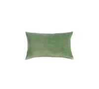Christy Luxury Filled Velvet 'jaipur' Rectangle Cushions In Jade Jade 30cm x 50cm