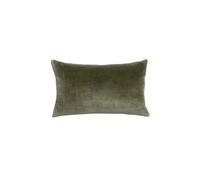 CHRISTY Luxury Filled Velvet 'Jaipur' Rectangle Cushions in Olive | Size: 30 cm x 50 cm Christy Olive 30 cm x 50 cm