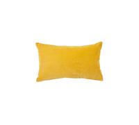 Christy Luxury Filled Velvet 'jaipur' Rectangle Cushions In Yellow Yellow 30cm x 50cm
