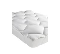 Christy Luxury Double Mattress Topper | 100% Cotton | Soft and Quilted | Superior Hotel Quality | Extra Comfort | Machine Washable Easy Care | Bedding Accessories