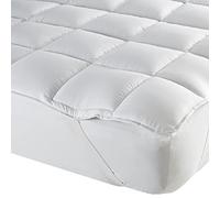 Christy Luxury Single Mattress Topper | 100% Cotton | Soft and Quilted | Superior Hotel Quality | Extra Comfort | Machine Washable Easy Care | Bedding Accessories
