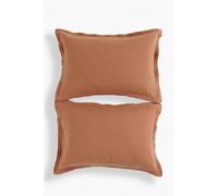 Christy King Pillowcases 2 Pack | Organic Retreat | Clay Pillow Case Pair | 100% Certified Organic Cotton | Super Soft Bed Linen