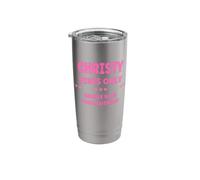 Christy Personalized Name Funny Cute Custom Christy Name Stainless Steel Insulated Tumbler