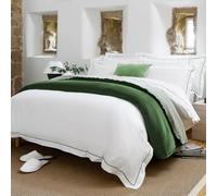 Christy Premium Sateen King Duvet Set | 500 Thread Count | Timeless Design | Super Soft and Silky Finish | Green