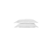 CHRISTY Premium Sateen Satin Oxford Pillowcase Pair in White Christy White