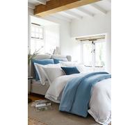 Premium Sateen Satin Soft Duvet Cover Sets Christy Blue Super King