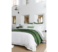 CHRISTY Premium Sateen Satin Soft Duvet Cover Sets in Green | Size: King Christy Green King
