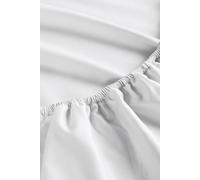 Christy Premium Sateen Satin Soft Fitted Sheets In White White King