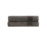 Christy Prism Bath Towel Set | 2 pieces | Vibrant Colours | 100% Turkish Cotton | Super Soft and Fluffy | Quick Dry | Tarmac Dark Brown