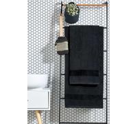 Christy 'prism' Bold Luxury 100% Turkish Cotton Towels In Black Black Bath Towel