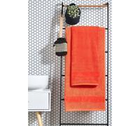 CHRISTY 'Prism' Bold Luxury 100% Turkish Cotton Towels in Orange | Size: Bath Sheet Christy Orange Bath Sheet
