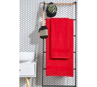 Christy 'prism' Bold Luxury 100% Turkish Cotton Towels In Red Red Guest Towel