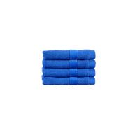 Christy Prism Face Cloth Set | 4 pieces | Vibrant Colours | 100% Turkish Cotton | Super Soft and Fluffy | Quick Dry | Blue Velvet