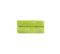 Christy Prism Hand Towel Set | 2 pieces | Vibrant Colours | 100% Turkish Cotton | Super Soft and Fluffy | Quick Dry | Mojito Light Green
