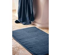 CHRISTY 'Prism' Luxury 100% Turkish Cotton Bath Mats in Navy Christy Navy