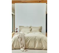 Christy 200TC Organic Single Duvet Cover Set | Hazelnut Beige | 100% Certified Organic Cotton Bedding | Super Soft and Smooth Bed Linen