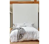 Christy 200TC Organic Super King Duvet Cover Set | Classic White | 100% Certified Organic Cotton Bedding | Super Soft and Smooth Bed Linen