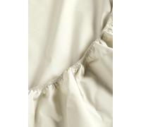 Christy 200TC Organic Double Fitted Sheet | Hazelnut Beige | 100% Certified Organic Cotton Bedding | Super Soft and Smooth Bed Linen