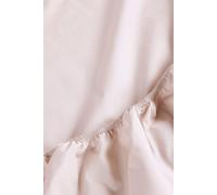 Christy 200TC Organic Super King Fitted Sheet | Powder Pink | 100% Certified Organic Cotton Bedding | Super Soft and Smooth Bed Linen