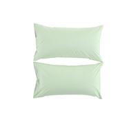 CHRISTY Pure Cotton Percale King Pillowcase Pair in Green Christy Green
