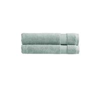 Christy Refresh Blue Bath Towels | Set of 2 | Quick Dry | Gentle Pastel Tones | Soft Plush Large Bathroom Towels | Absorbent Shower Towels | 100% Cotton 550GSM | Duck Egg