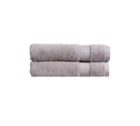 Christy Refresh Bathroom Towels | Set of 2 | Quick Dry | Gentle Pastel Tones | Soft Plush Large Bath Towels | Absorbent Shower Towels | 100% Cotton 550GSM | Dove Grey