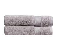 Christy Refresh Bath Sheet Towels | Set of 2 | Quick Dry | Gentle Pastel Tones | Soft Plush Large Bath Towels | Absorbent Shower Towels | 100% Cotton 550GSM | Dove Grey