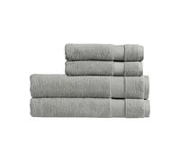 Christy Refresh Bath Towel Set | Set of 4 | 2 Bath Sheets 2 Hand Towels | Quick Dry | Gentle Pastel Tones | Soft Absorbent Bathroom Towels | 100% Cotton 550GSM | Dove Grey