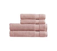 Christy Refresh Bath Towel Set | Set of 4 | 2 Bath Sheets 2 Hand Towels | Quick Dry | Gentle Pastel Tones | Soft Absorbent Bathroom Towels | 100% Cotton 550GSM | Dusty Pink