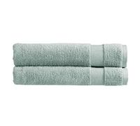 Christy Refresh Blue Bath Sheets | Set of 2 | Quick Dry | Gentle Pastel Tones | Soft Plush Large Bathroom Towels | Absorbent Shower Towels | 100% Cotton 550GSM | Duck Egg