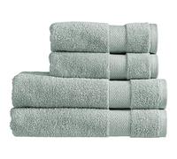 Christy Refresh Blue Towel Set | Set of 4 | 2 Bath 2 Hand | Quick Dry | Gentle Pastel Tones | Soft Absorbent Bathroom Towels | 100% Cotton 550GSM | Duck Egg