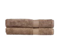 Christy Renaissance 2 Bath Sheets Set | Mink Brown | 100% Egyptian Cotton Pile | Luxuriously Soft and Super Absorbent | 675 GSM | Extra Large Bath Towels