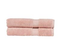 Christy Renaissance 2 Bath Sheets Set | Peony Pink | 100% Egyptian Cotton Pile | Luxuriously Soft and Super Absorbent | 675 GSM | Extra Large Bath Towels
