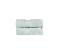 Christy Renaissance 2 Hand Towels Set | Eggshell | 100% Egyptian Cotton Pile | Luxuriously Soft and Super Absorbent | 675 GSM | Plush Fluffy and Long Lasting