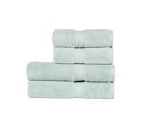 Christy Renaissance 4 Piece Towel Set | Eggshell | 100% Egyptian Cotton Pile | Luxuriously Soft and Super Absorbent | 675 GSM | 2 Bath Towels 2 Hand Towels