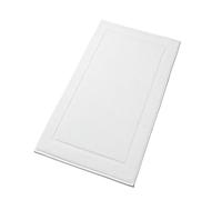 Christy Renaissance Bath Mat | 100% Cotton | Towelling and Super Absorbent Shower Mat | 1000GSM | Sustainably Made | White
