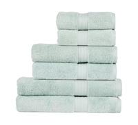 Christy Renaissance Family Towel Set | Eggshell | 100% Egyptian Cotton Pile | Luxuriously Soft and Super Absorbent | 675 GSM | 2 Bath Sheets 2 Bath Towels 2 Hand Towels