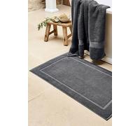 Christy Renaissance Bath Mat | 100% Cotton | Towelling and Super Absorbent Shower Mat | 1000GSM | Sustainably Made | Ash Grey