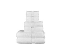CHRISTY 'Renaissance' Luxury 675GSM Egyptian Cotton 8 Piece Towel Sets in White Christy White
