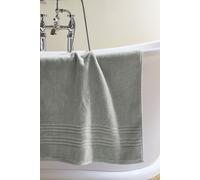 CHRISTY 'Serene' Pastel 100% Combed Cotton Bath Mat in Light Grey Christy Light Grey