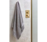 Christy 'serene' Pastel 100% Combed Cotton Towels In Light Grey Light Grey Bath Towel